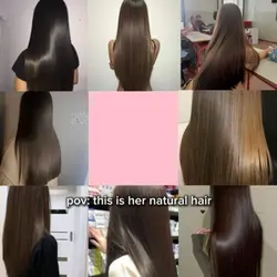 straight hair