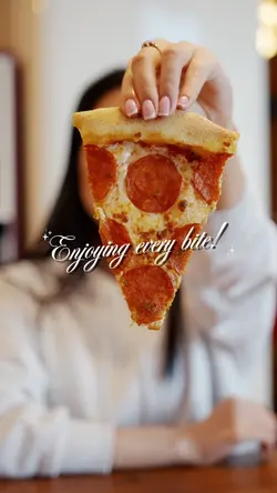 Enjoying every bite 