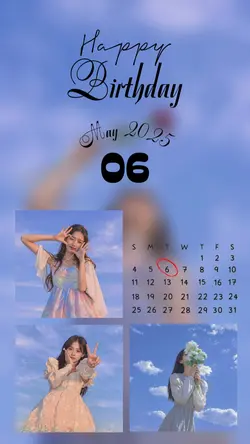 happy birthday 6 may