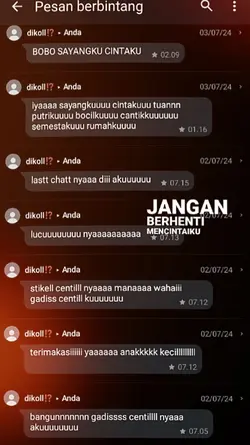 jangan berhenti 