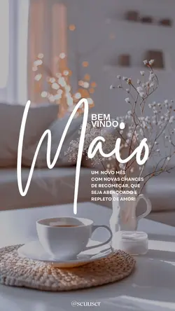 Bem vindo maio 