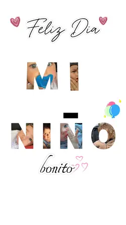Feliz día del niño