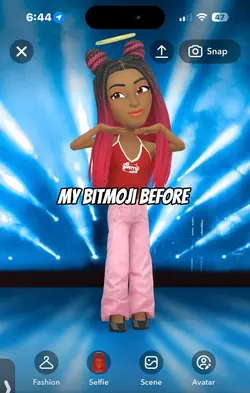 Snap bitmoji