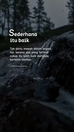 sederhana itu baik