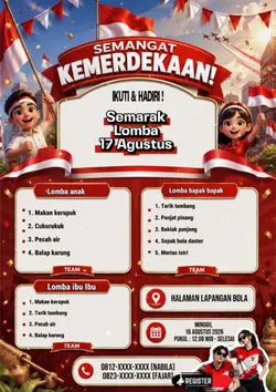 Poster lomba Agustus