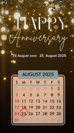 25 August anniversar