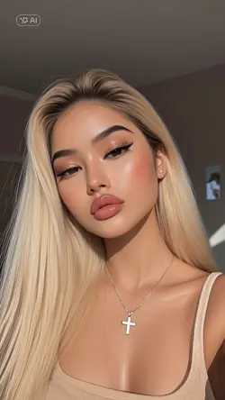 blonde hair
