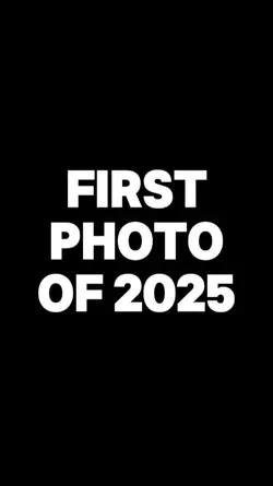 FIRST PHOTO OF 2025
