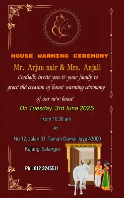 House warming 
