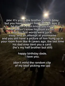 happy birthday dade.