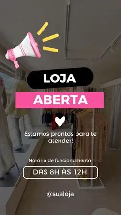 Loja aberta
