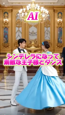 シンデレラになって王子様とダンス