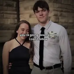 you can't follow?