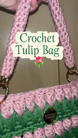Crochet tulip 