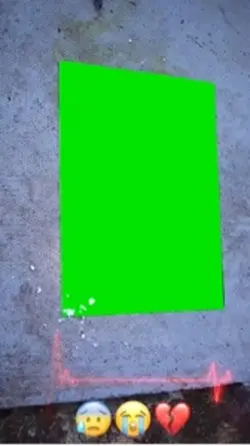 Green screen fire