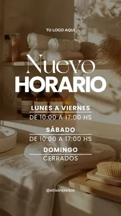 nuevo horario