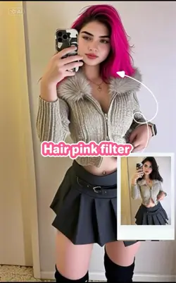 Trend hair Pink