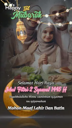 Selamat idul Fitri 