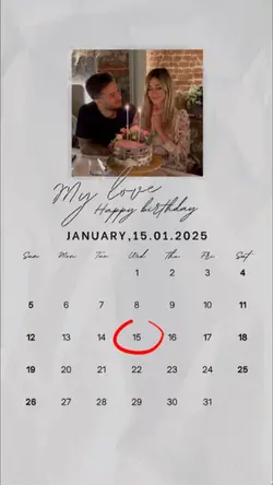 Birthday 15 january