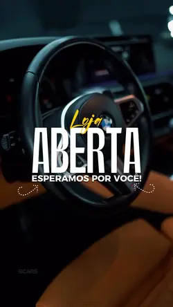 Bom dia loja aberta