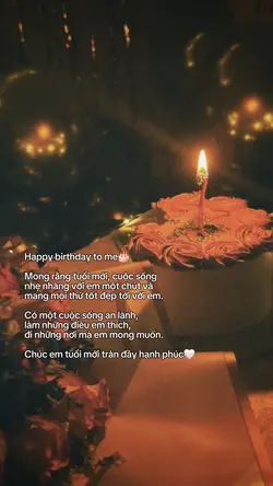 Caption sinh nhật