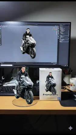 miniatur 3D kece 