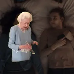 queen knife template
