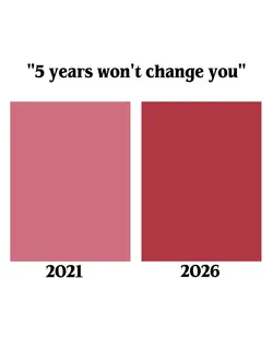 5 years won't change