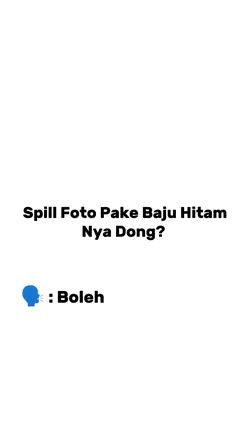 Pake Baju Hitam