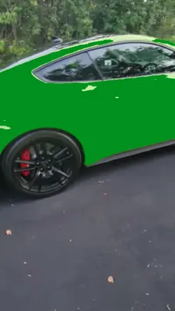 mustang Green screen