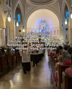 "Lord thank you"