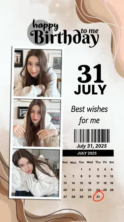 31 JULY HBD TO ME