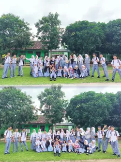 dua foto kelas