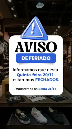 Aviso de feriado