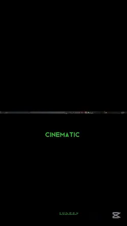 cinematic template 
