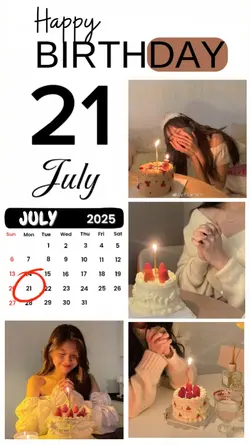 birthday 21 July 