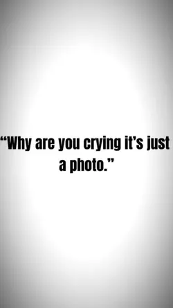 why you crying