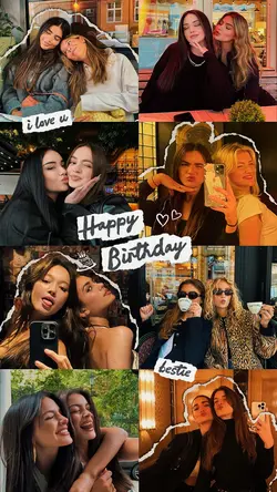 birthday collage