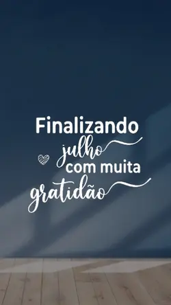 finalizando julho