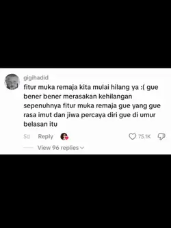 fitur muka remaja