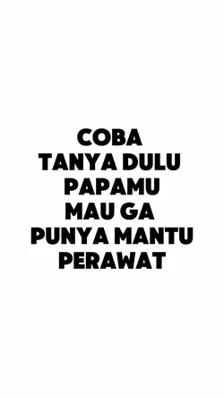 Coba tanya dulu