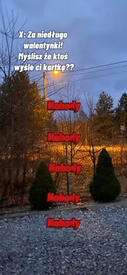 Nobody…