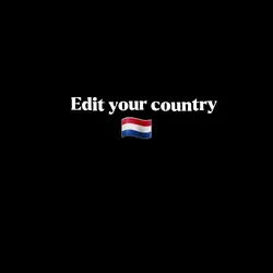 Edit your country
