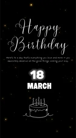 HBD März 18 March 18