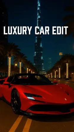 Luxury car edit