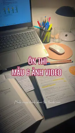 mẫu 6 ảnh ôn thi