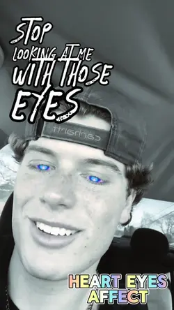 Heart shaped eyes