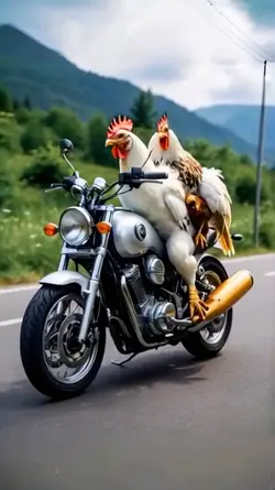 Chicken bike rides 