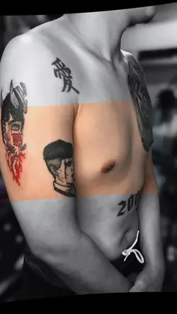 Black Red tattoo 🔥