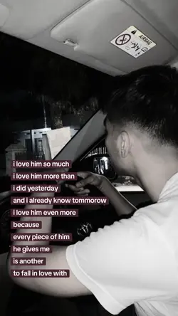 i love him